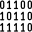 A collection of zeros and ones showing the basic components of software