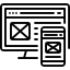 A computer and smartphone running software apps