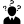 A person with question marks floating above their head